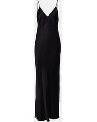 Isabel Marant - Nevana Satin Maxi Dress - Lyst