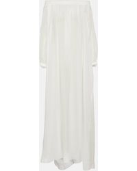 Alaïa - Off-Shoulder Maxi Dress - Lyst