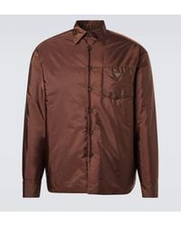 Prada - Re-Nylon Logo Shirt - Lyst