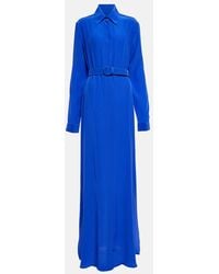 Costarellos - Silk Maxi Dress - Lyst