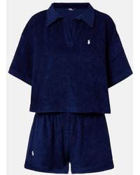 Polo Ralph Lauren - Set Of Cotton Polo Shirt And Bermuda Shorts - Lyst