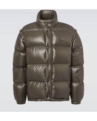 Prada - Daunenjacke Aus Re-Nylon - Lyst