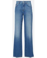 Dolce & Gabbana - High-Rise Wide-Leg Jeans - Lyst
