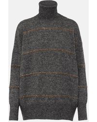 Brunello Cucinelli - Jersey de cuello alto - Lyst