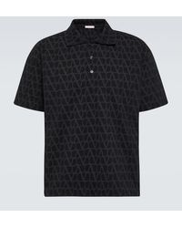 Valentino - Toile Iconographe Cotton Polo Shirt - Lyst