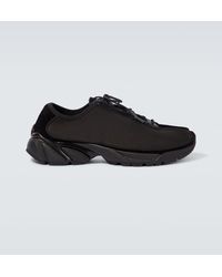 Our Legacy - Klove Suede-trimmed Leather Sneakers - Lyst