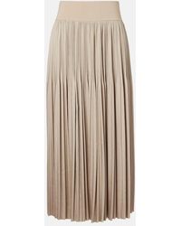 JOSEPH - Rabat Plisse Midi Skirt - Lyst