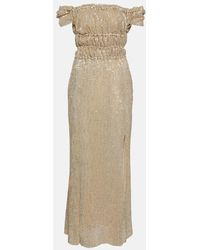 Altuzarra - Vestido De Fiesta En Mezcla De Seda - Lyst