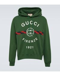 Gucci - Sweat-shirt En Coton Façon Dentelle Avec Détail GG Enlacés - Lyst