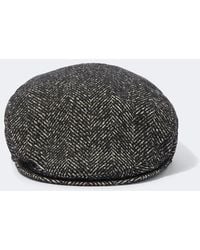 Dolce & Gabbana - Herringbone Wool-Blend Flat Cap - Lyst