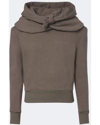 Magda Butrym - Cotton-Blend Jersey Hoodie - Lyst