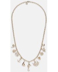 Sydney Evan - 14Kt Charm Necklace With Diamonds - Lyst