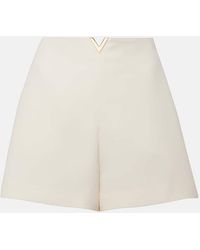 Valentino - Shorts Vgold A Vita Alta - Lyst