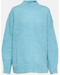 Isabel Marant - Idol Mohair-Blend Mockneck Sweater - Lyst