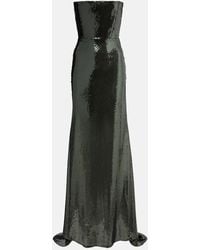 Alex Perry - Robe Longue A Sequins - Lyst