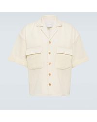 King & Tuckfield - Camicia bowling in lana - Lyst