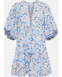 Poupette - Aria Floral Cotton Minidress - Lyst