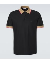 Burberry - Evan Cotton Polo Shirt - Lyst