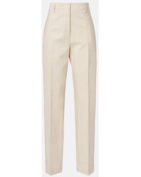 Dries Van Noten - Pilar Striped Cotton-Blend Straight Pants - Lyst