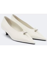 TOTEME - Verzierte Pumps Pierced Aus Leder - Lyst