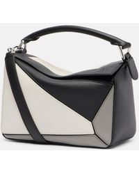 Loewe - X Albers Puzzle Small Leather Tote Bag - Lyst