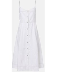AG Jeans - Saint Raphael Denim Midi Dress - Lyst