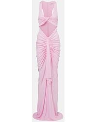 Christopher Esber - Vivenda Draped Jersey Maxi Dress - Lyst