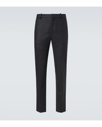 Tod's - Virgin Wool Straight Pants - Lyst