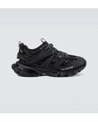 Balenciaga - Track Nylon And Mesh Trainers - Lyst