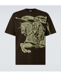 Burberry - T-Shirt Ekd Aus Baumwoll-Jersey - Lyst