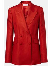Gabriela Hearst - Angela Linen Twill Blazer - Lyst