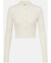Jil Sander - Cropped Cardigan - Lyst