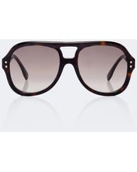 Fendi - Five Sisters Aviator Sunglasses - Lyst