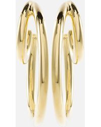 Jennifer Fisher - Double Baby 10kt Gold Hoop Earrings - Lyst