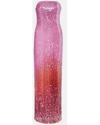 Jonathan Simkhai - Leilani Ombre Sequined Gown - Lyst