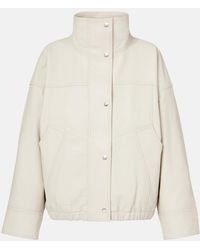 Rohe - Chaqueta Bomber De Piel - Lyst