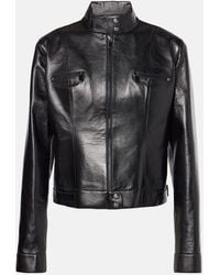 Magda Butrym - Leather Biker Jacket - Lyst
