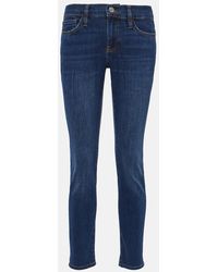 FRAME - Mid-Rise Straight Jeans Le Garcon - Lyst