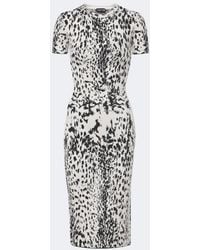 Tom Ford - Jacquard Velvet Midi Dress - Lyst