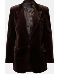 Nili Lotan - Diane Velvet Blazer - Lyst
