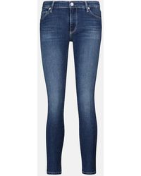 AG Jeans - Legging Ankle Mid-Rise Skinny Jeans - Lyst