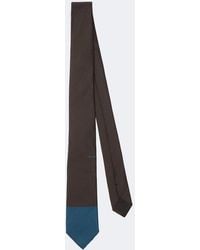 Prada - Logo Silk Tie - Lyst