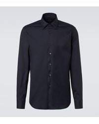 Prada - Camisa En Mezcla De Algodon - Lyst