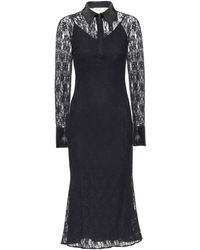 Christopher Kane Lace Midi Dress - Black