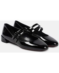 Christian Louboutin - Sweet Jane Patent Mary Jane Flat - Lyst