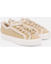 Inuikii - Shearling-Lined Suede Sneakers - Lyst