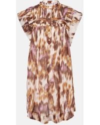 Isabel Marant - Leazali Cotton Minidress - Lyst