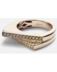 Rainbow K - Bague Handcuff En Or 9 Ct Et Diamants - Lyst