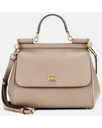 Dolce & Gabbana - Sicily Medium Leather Shoulder Bag - Lyst