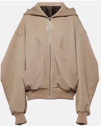 The Attico - Bomber Wool Gabardine Jacket - Lyst